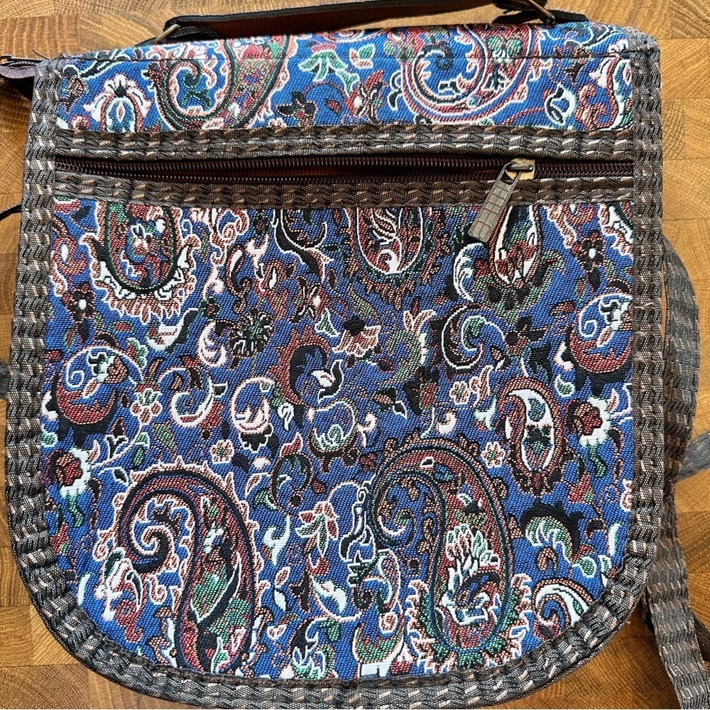 Paisley Patterned Crossbody Bag - Picture 7 of 7